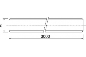 Grade 4.8 Mild Steel 螺絲杆