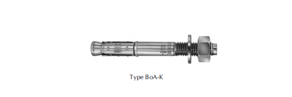 Liebig緊固系列- Wedge Bolts Type BoA-K
