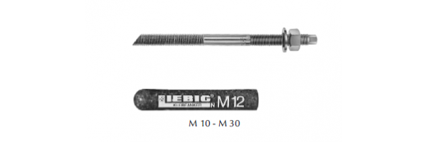 Liebig緊固系列- Chemical Anchor M10- M30