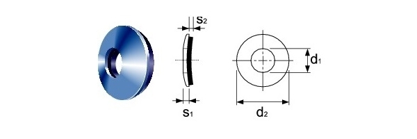 EPDM 防水金屬墊圈 (電鍍鋅層)