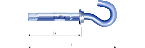 JAM-SC 套筒拉脹式膨脹鈎 (電鍍鋅層)